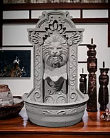 Lions Courage Fountain Backflow Burner