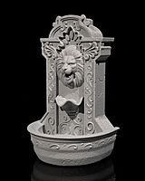 Lions Courage Fountain Backflow Burner