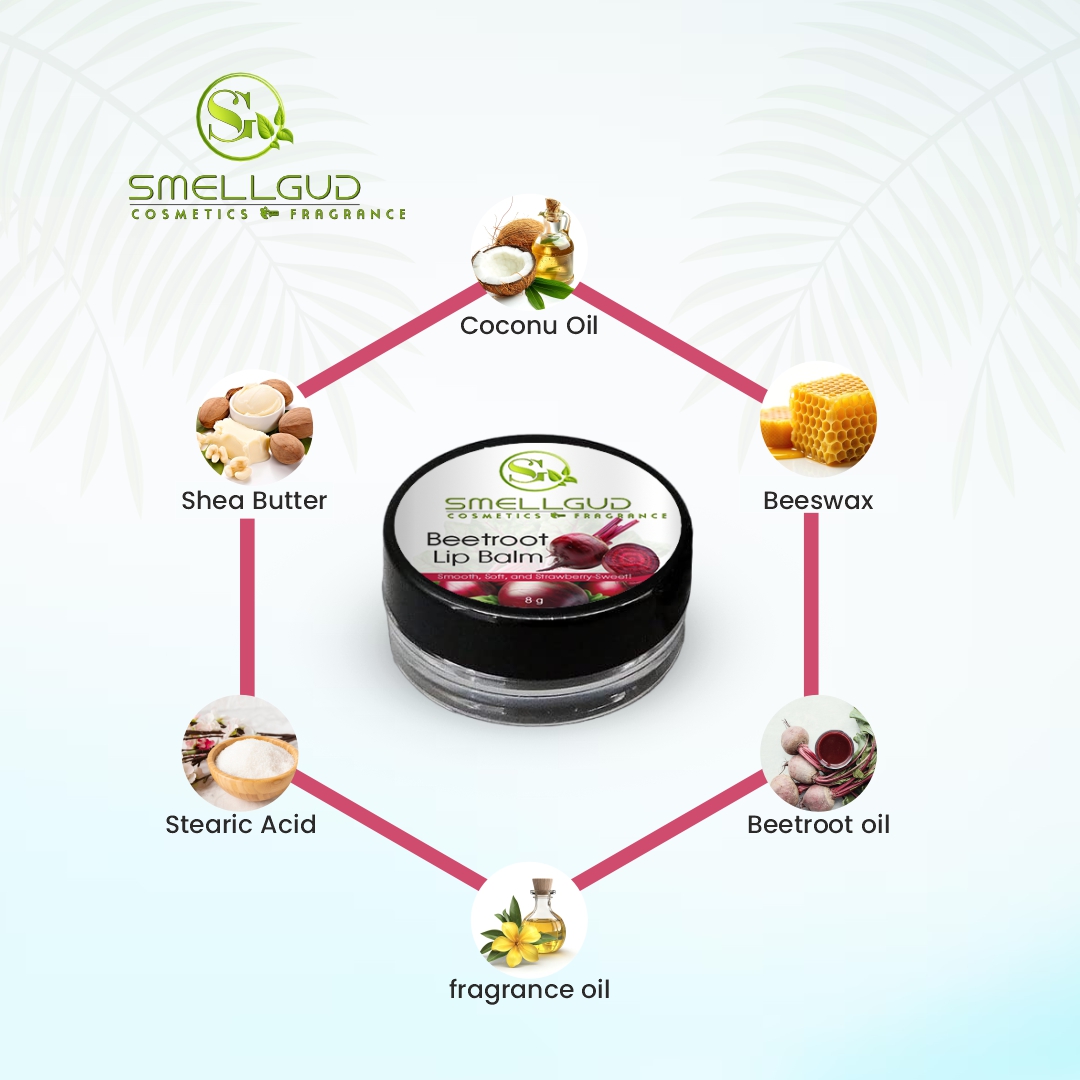 Beetroot Lip Balm | Tinted Lip Care | For Dry & Chapped Lips | For Pigmented Lips | For Women & Men