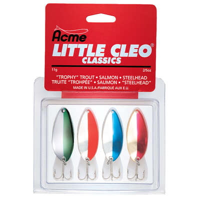 ACME Tackle Little Cleo "Classics" 4Pk (C200/NNB, NFS, GNR, NNG) ACME Tackle Little Cleo "Classics" 4Pk (C200/NNB, NFS, GNR, NNG)