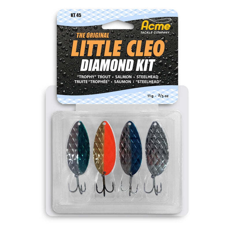 ACME Tackle Little Cleo Hammered Kit 4Pk (C200/HNB, HN, HNG, HFG) ACME Tackle Little Cleo Hammered Kit 4Pk (C200/HNB, HN, HNG, HFG)
