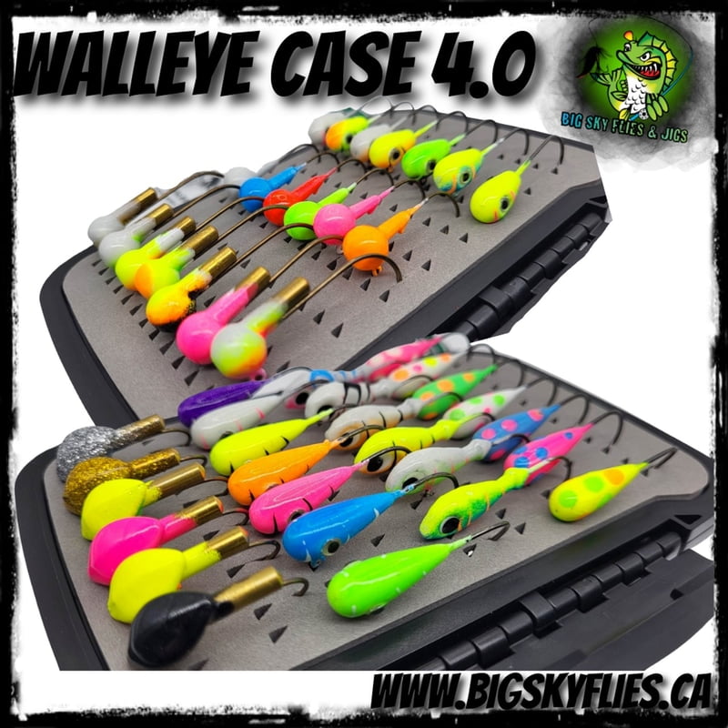 Big Sky Flies & Jigs Walleye Loaded Case 4.0 Big Sky Flies & Jigs Walleye Loaded Case 4.0