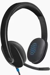 Logitech H540 - Stereo Headset - Black - USB