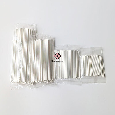 Lollipop Sticks - White