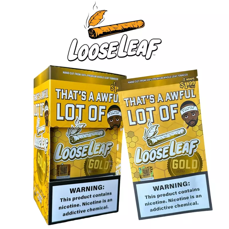 LOOSE LEAF WRAP $1.99 2PK