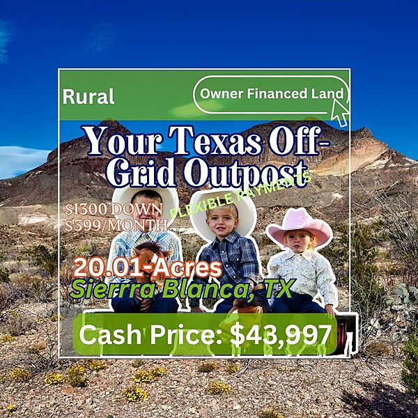 Lopez Way - Affordable Vacant Lot in Sierra Blanca, TX
