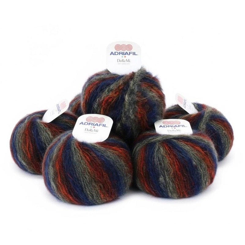 Lotto 10 gomitoli di filato Adriafil DoReMi 500 gr Lotto 10 gomitoli di filato Adriafil DoReMi 500 gr