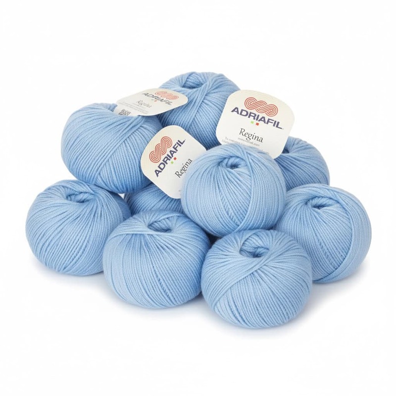 Lotto 13 gomitoli di filato Adriafil Regina in Pura Lana