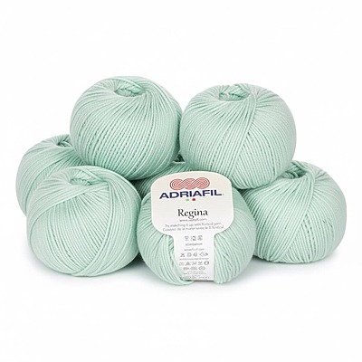 Lotto 6 gomitoli di filato Adriafil Regina in Pura Lana