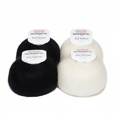 Lotto 4 Gomitoli Kid Mohair