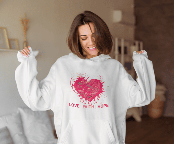 Women's Love, Faith, Hope Hoodie