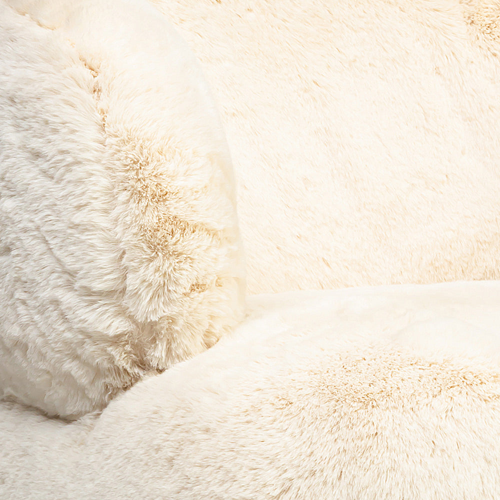 Sherpa Lounge Chair Cream