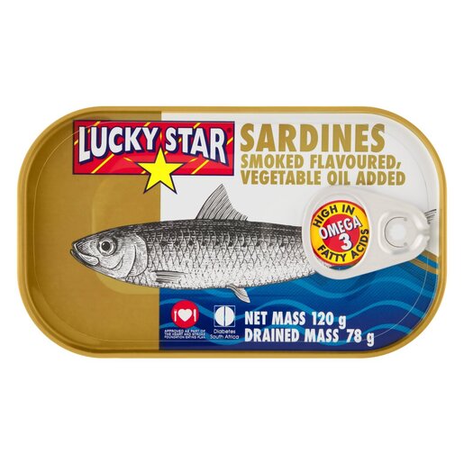 Lucky Star Can Sardines Smoked Vegetable Oil 10X120g