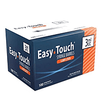 EasyTouch® Syringe Barrels (Luer Lock) 3 ML