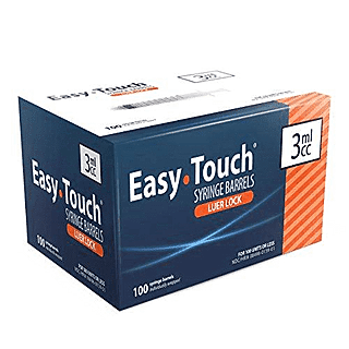 EasyTouch® Syringe Barrels (Luer Lock) 3 ML