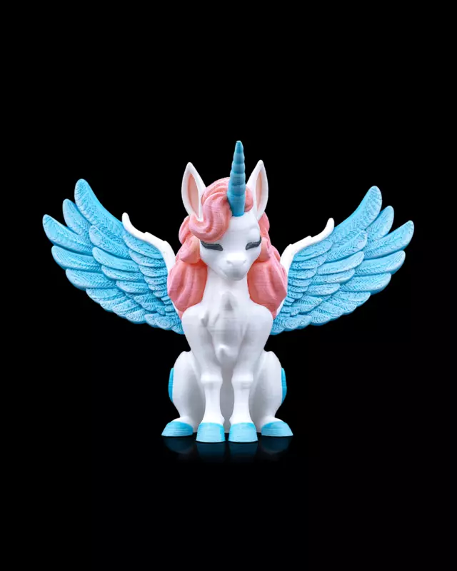 Lumina the Purity Unicorn 3D Toy