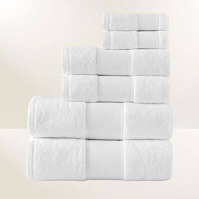 Lux White Bath Towel