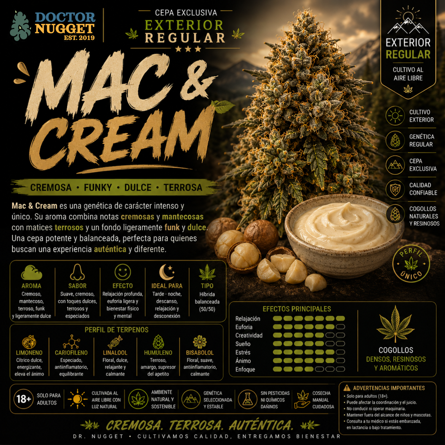 Dr. Nugget Mac Cream THC Flor