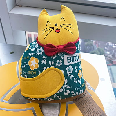 Linh Vật Mèo May Mắn Bidv Linh Vật Mèo May Mắn Bidv