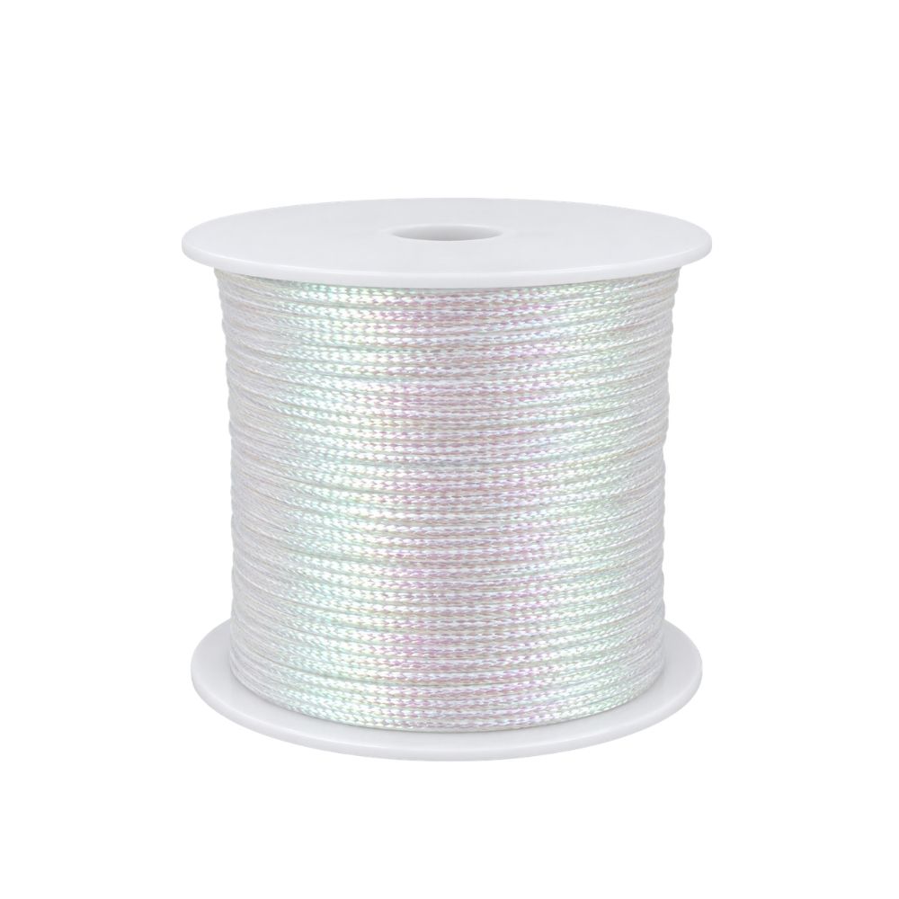 Trenza Cordón M104 Blanco Irisado x 250 Metros