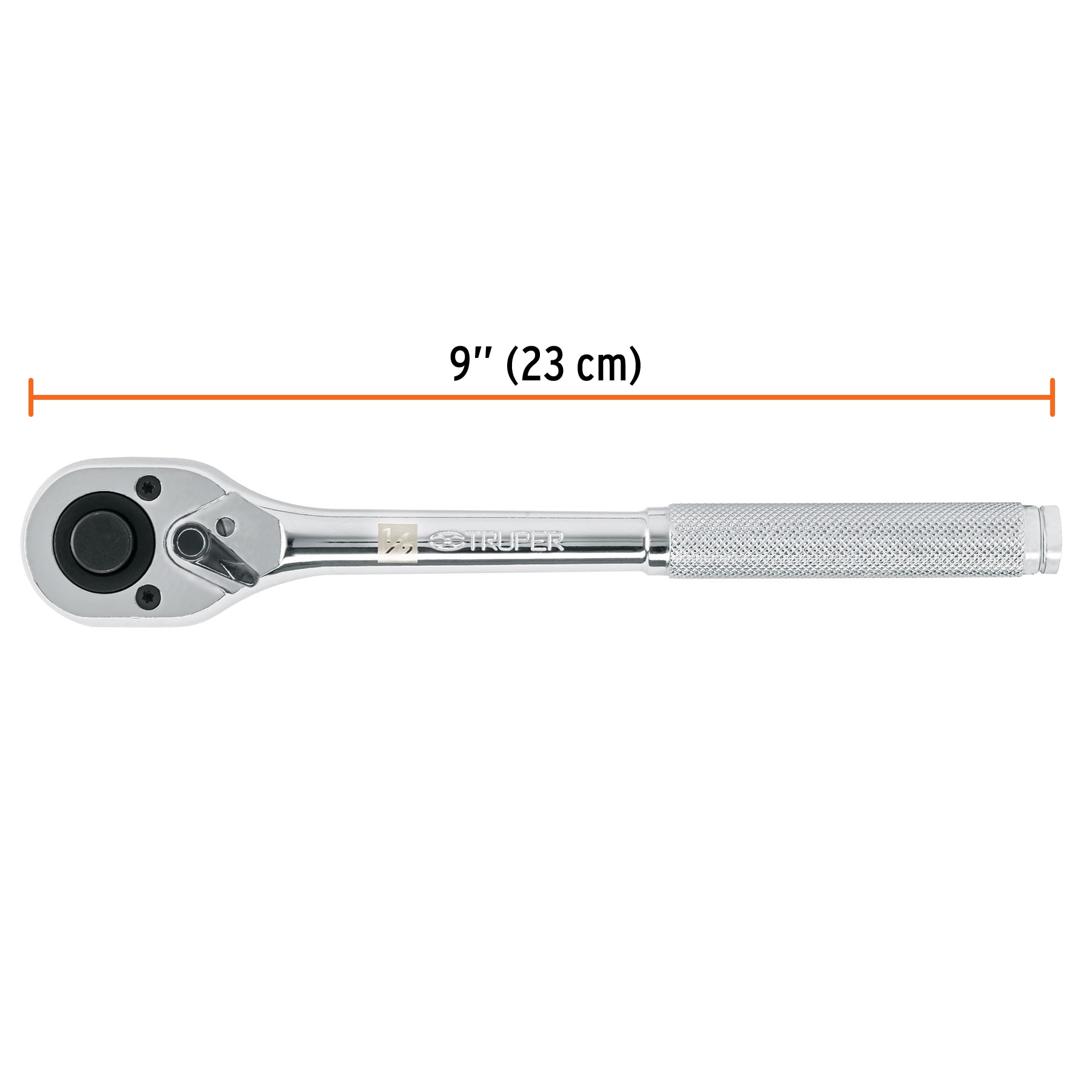 Matraca cuadro 1/2' liberación rápida cabeza de pera - M-1249 / 13410