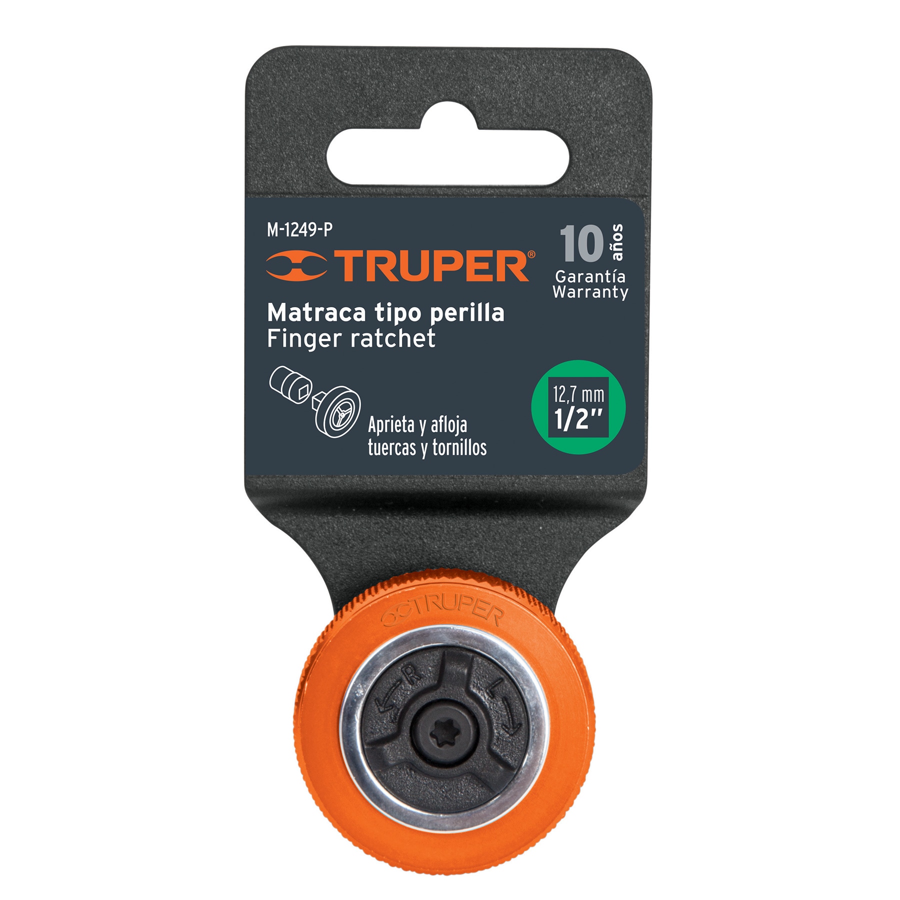 Matraca cuadro 3/8' liberación rápida cabeza de pera, Pretul - M-3852PB / 21161