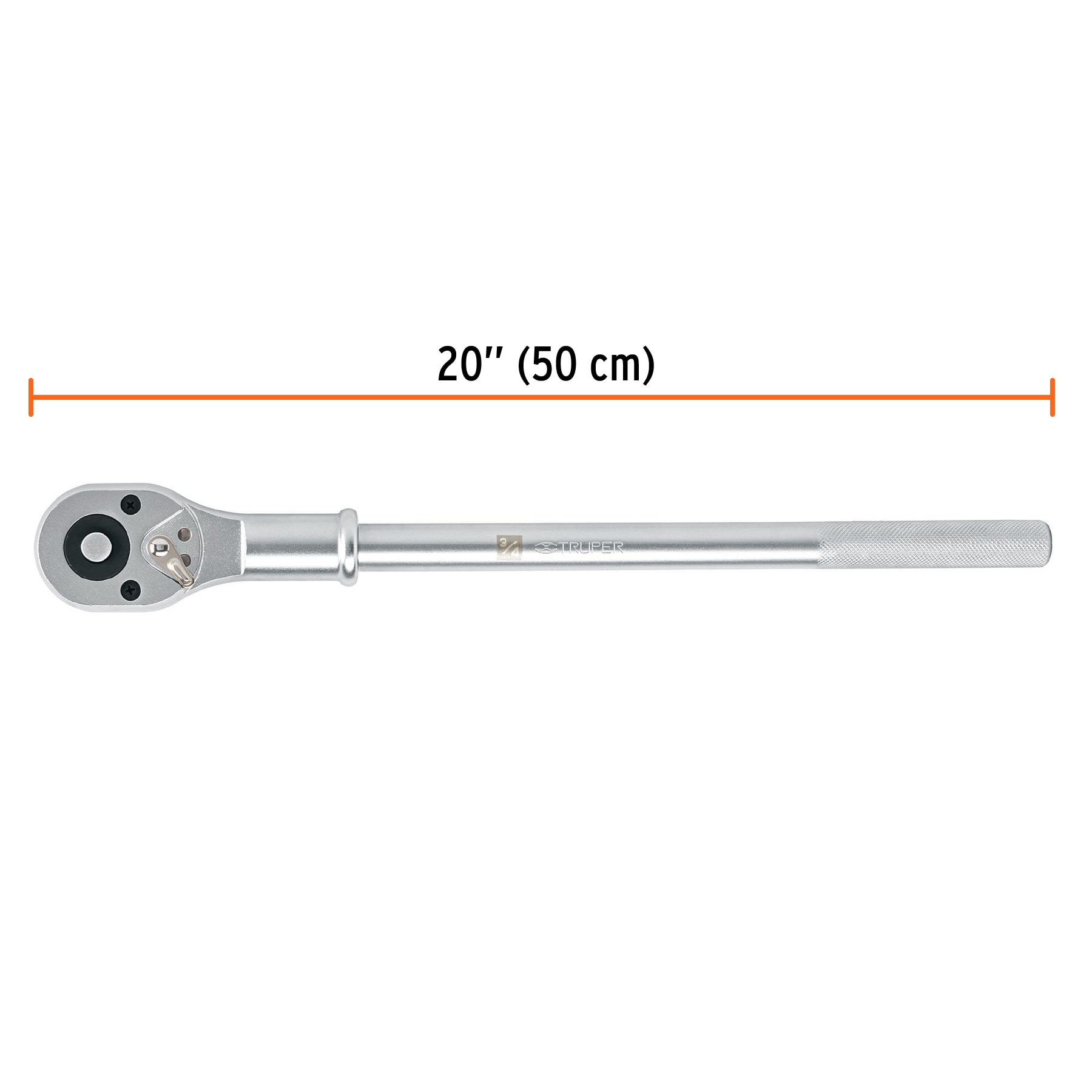 Matraca cuadro 3/4' liberación rápida cabeza pera reversible - M-3449 / 13900