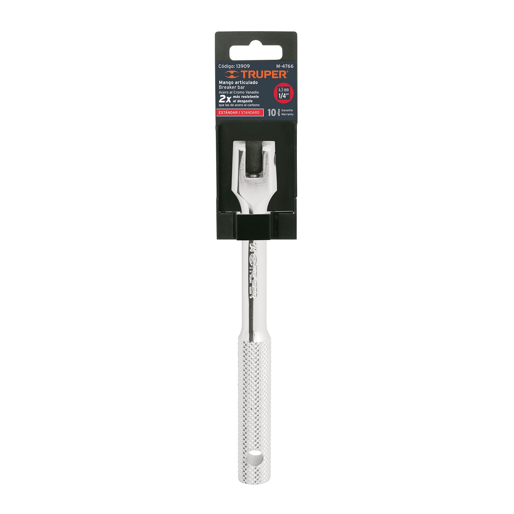Mango articulado de 5-3/4'x 13 mm para dados cuadro 1/4' - M-4766 / 13909