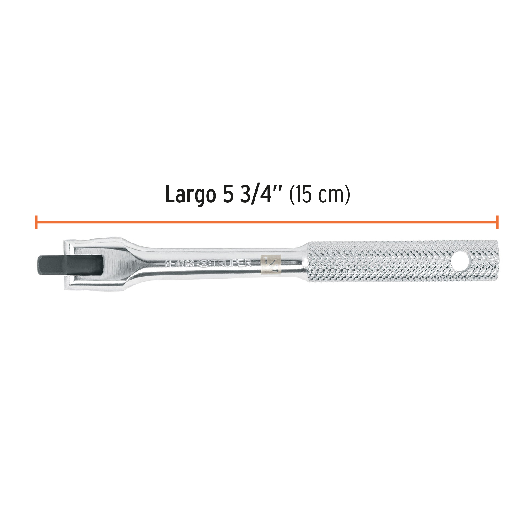 Mango articulado de 5-3/4'x 13 mm para dados cuadro 1/4' - M-4766 / 13909