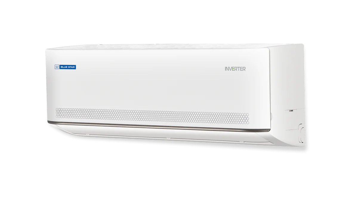 The Blue Star IC318MNU efficiently cools a bedroom, ensuring a comfortable sleep environment.