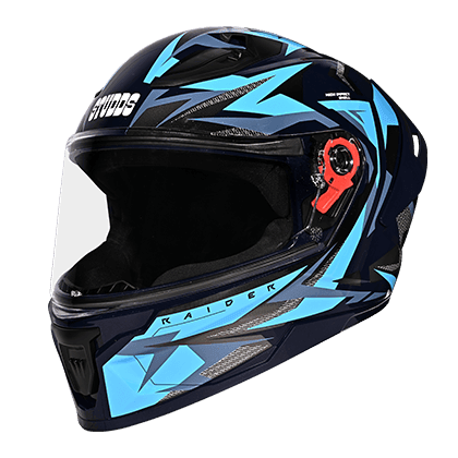 STUDDS RAIDER SUPER WITH SPOILER D1 BLUE N1 BLUE C/V (L)