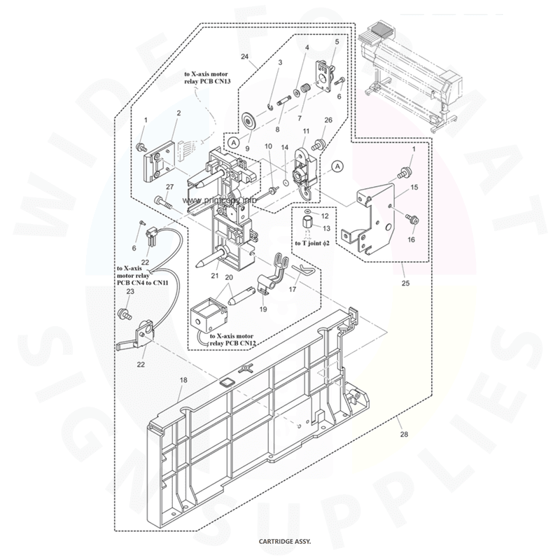 Mimaki Cartridge Assy