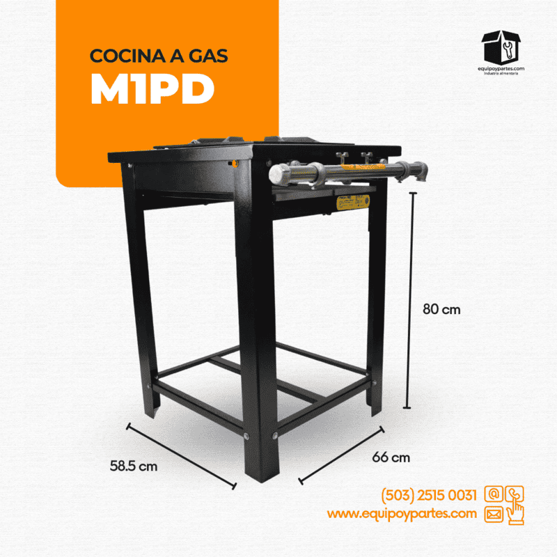 M1PD Cocina Maxi 1 quemador doble con pies M1PD Cocina Maxi 1 quemador doble con pies