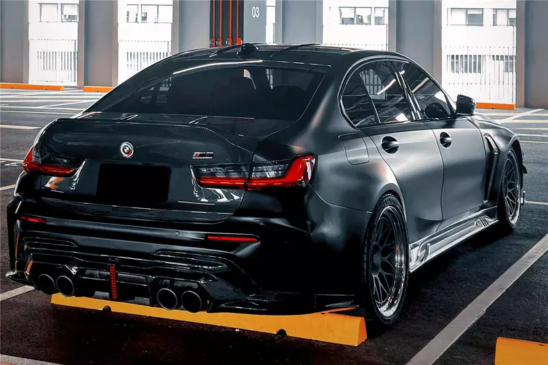 CS Style Dry Double Carbon Fiber Trunk – BMW M3 G80 Sedan (2021–2025)
