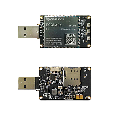 4G LTE USB Dongle with Quectel EC25 Series LCC Modem, SIM Slot, GPS, USB-A or 4PIN PH2.0 for IoT and M2M Applications