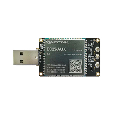 4G LTE USB Dongle with Quectel EC25 Series LCC Modem, SIM Slot, GPS, USB-A or 4PIN PH2.0 for IoT and M2M Applications