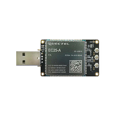 4G LTE USB Dongle with Quectel EC25 Series LCC Modem, SIM Slot, GPS, USB-A or 4PIN PH2.0 for IoT and M2M Applications