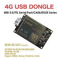 4G LTE USB Dongle with Quectel EC25 Series LCC Modem, SIM Slot, GPS, USB-A or 4PIN PH2.0 for IoT and M2M Applications