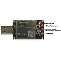 4G LTE USB Dongle with Quectel EC25 Series LCC Modem, SIM Slot, GPS, USB-A or 4PIN PH2.0 for IoT and M2M Applications