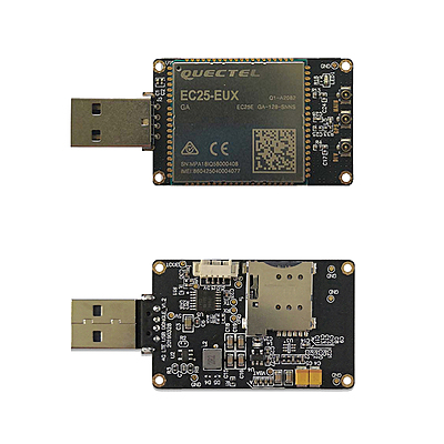 4G LTE USB Dongle with Quectel EC25 Series LCC Modem, SIM Slot, GPS, USB-A or 4PIN PH2.0 for IoT and M2M Applications