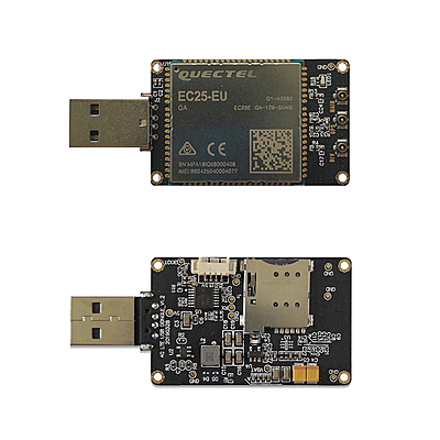 4G LTE USB Dongle with Quectel EC25 Series LCC Modem, SIM Slot, GPS, USB-A or 4PIN PH2.0 for IoT and M2M Applications