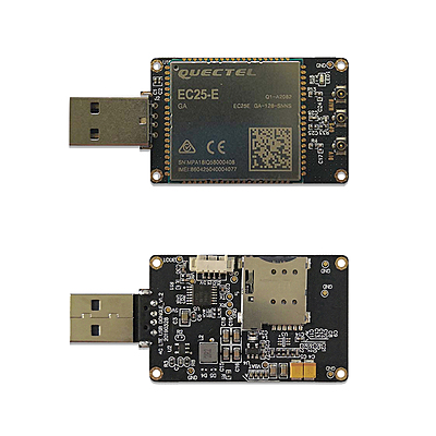 4G LTE USB Dongle with Quectel EC25 Series LCC Modem, SIM Slot, GPS, USB-A or 4PIN PH2.0 for IoT and M2M Applications