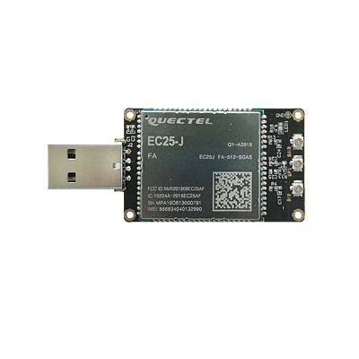 4G LTE USB Dongle with Quectel EC25 Series LCC Modem, SIM Slot, GPS, USB-A or 4PIN PH2.0 for IoT and M2M Applications