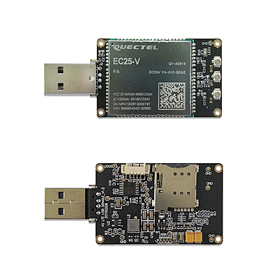 4G LTE USB Dongle with Quectel EC25 Series LCC Modem, SIM Slot, GPS, USB-A or 4PIN PH2.0 for IoT and M2M Applications