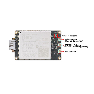 4G LTE USB Dongle with Quectel EG25-G LCC Modem, SIM Slot, GPS, USB-A or 4PIN PH2.0 for Global LTE Networks
