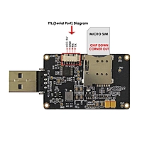 4G LTE USB Dongle with Quectel EG25-G LCC Modem, SIM Slot, GPS, USB-A or 4PIN PH2.0 for Global LTE Networks