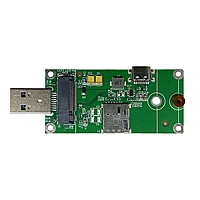 5G LTE USB Adapter M.2 (NGFF) to USB3.0 with Nano SIM Slot & Type-C Power – Supports Quectel RM500Q, RM520N, Fibocom FM160, and Other 5G M.2 Modules