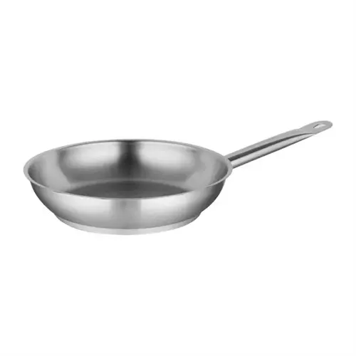 Vogue Stainless Steel Frying Pan 240mm 9 1/2" 1.95Ltr