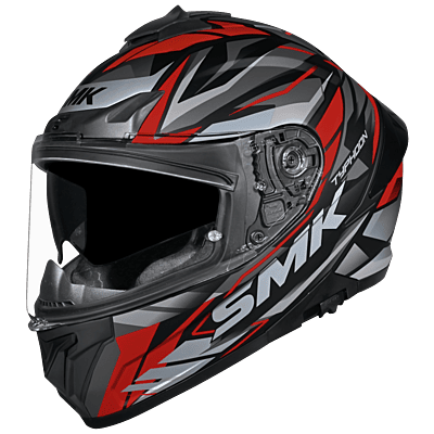 SMK GL236 TYPHOON GLOSSY BLACK/RED GREY 600 MM (XL)