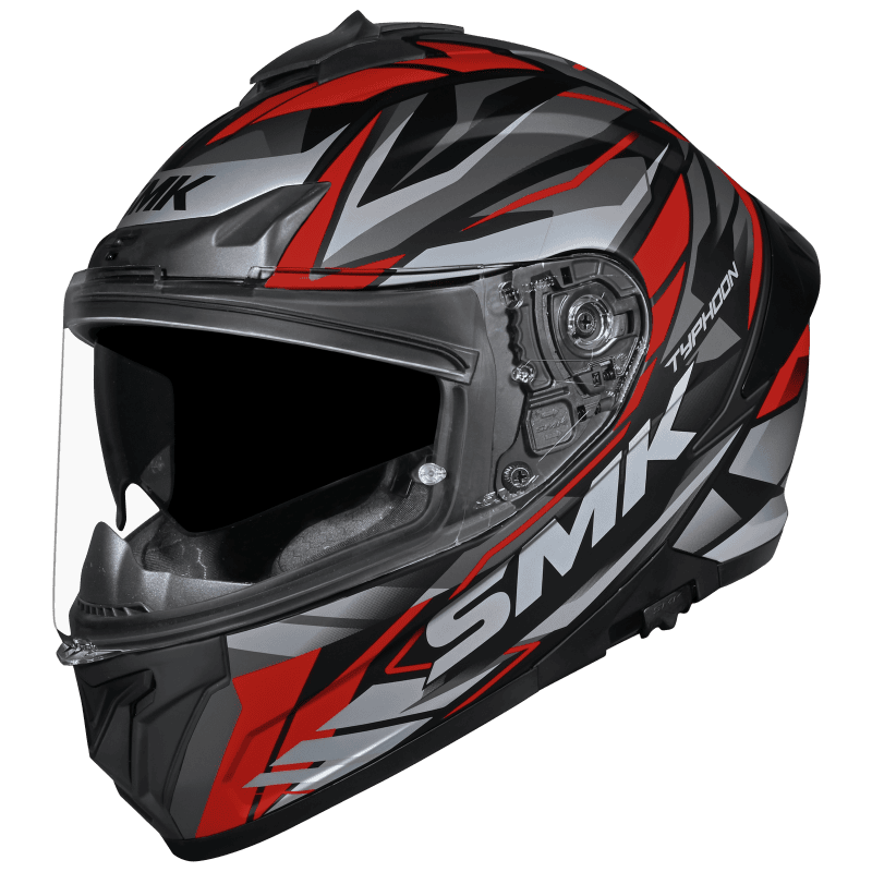 SMK GL236 TYPHOON GLOSSY BLACK/RED GREY 600 MM (XL)